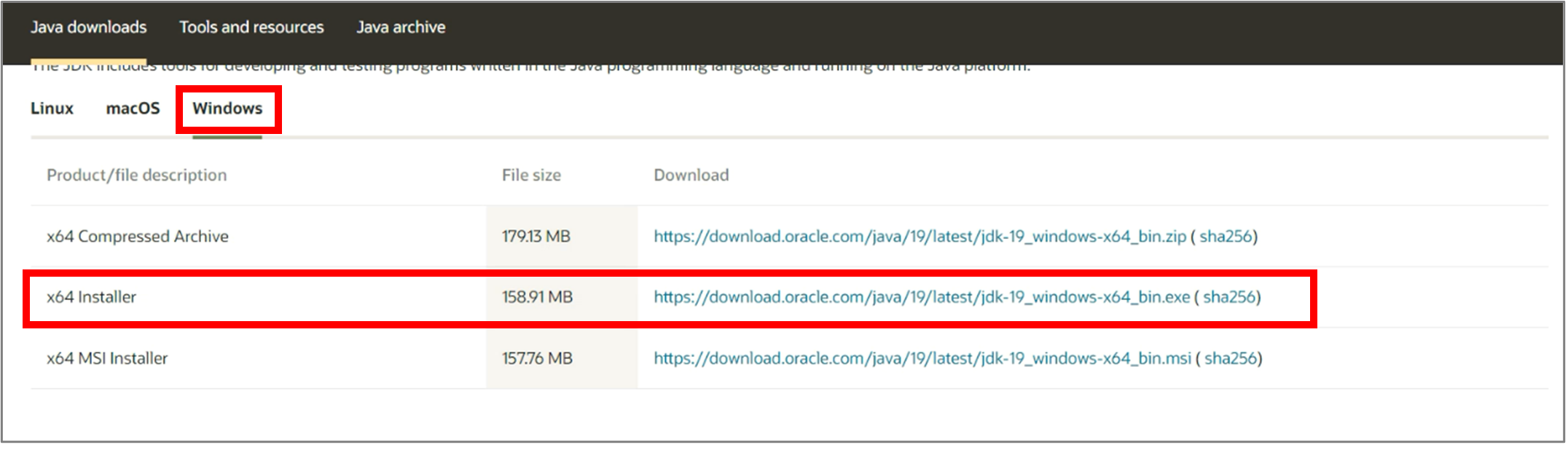 installing Java